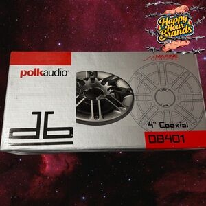 Polk 4" Coaxial Speaker 135 Watts Max DB401- Brand New in Open Box